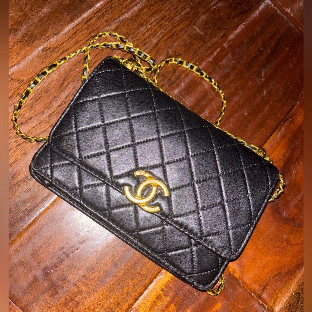 Black Quilted Bag